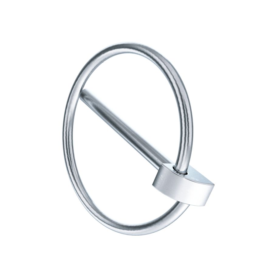 Klappsplinten mit rundem Federring Stahl znb