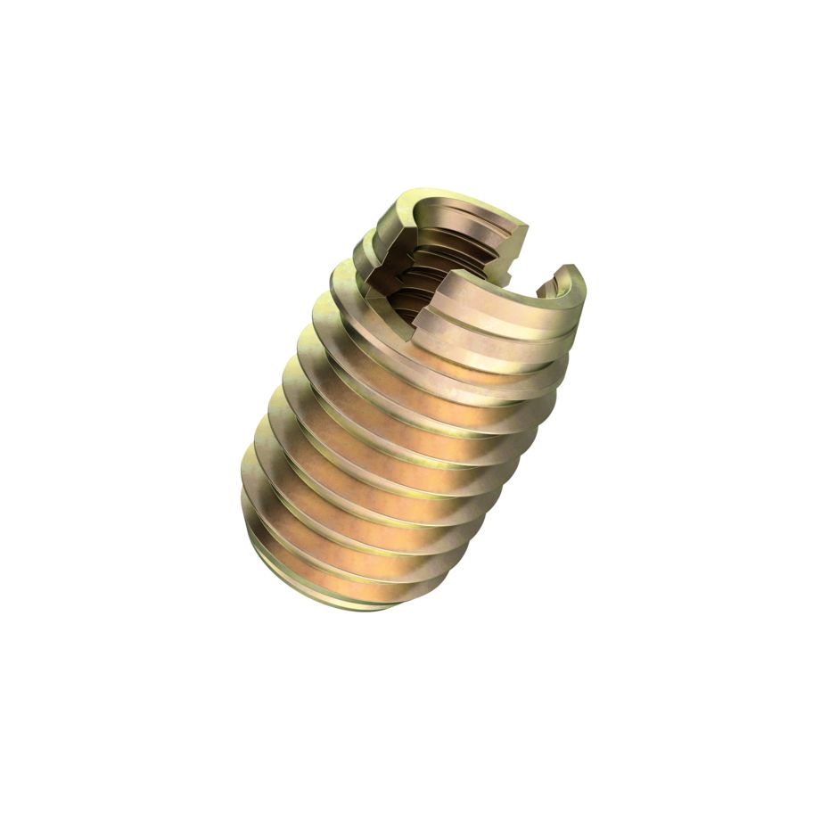 RAMPA Gewindebuchsen Typ ES Stahl verzinkt gelb