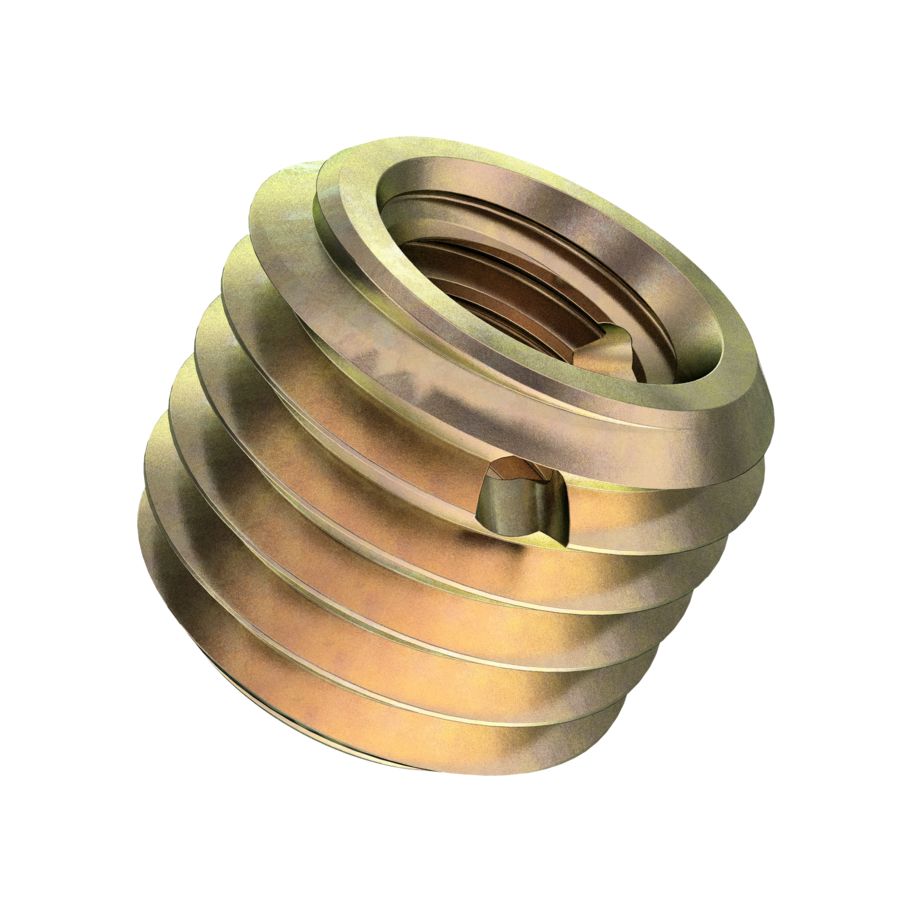 RAMPA Gewindebuchsen Typ BAV Stahl verzinkt gelb