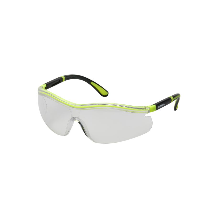 GEBOL Schutzbrille Neon klar
