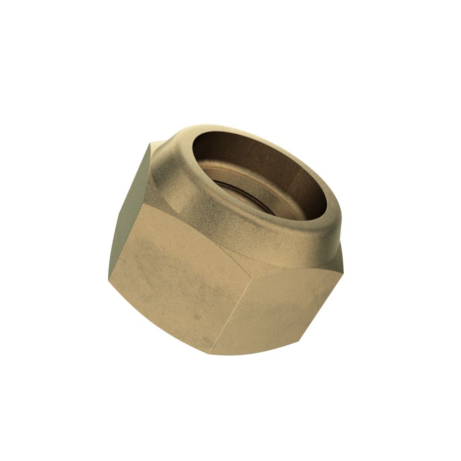 Sicherungsmuttern niedrige Form  DIN 985-Messing M8