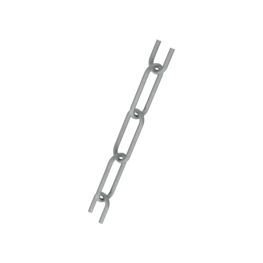 Flache Kette C-Glieder Stahl feuervezinkt