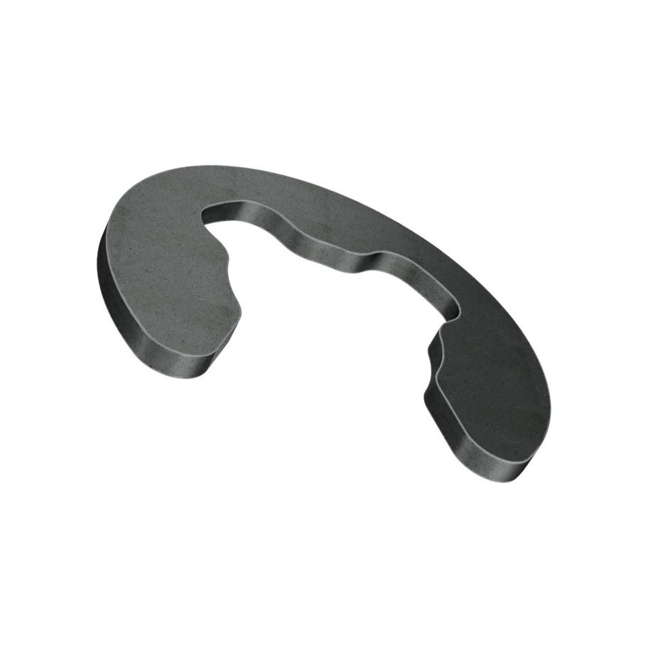 Sicherungsscheiben für Wellen DIN 6799-Federstahl schwarz