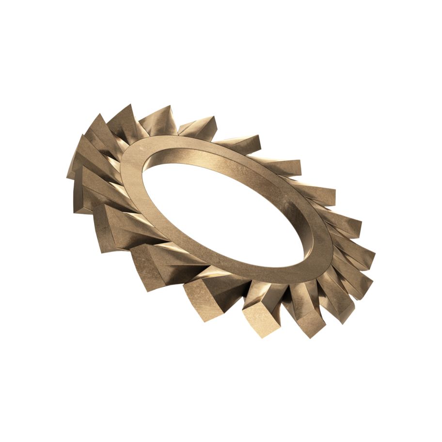 Fächerscheiben aussengezahnt DIN 6798 Form A-Bronze