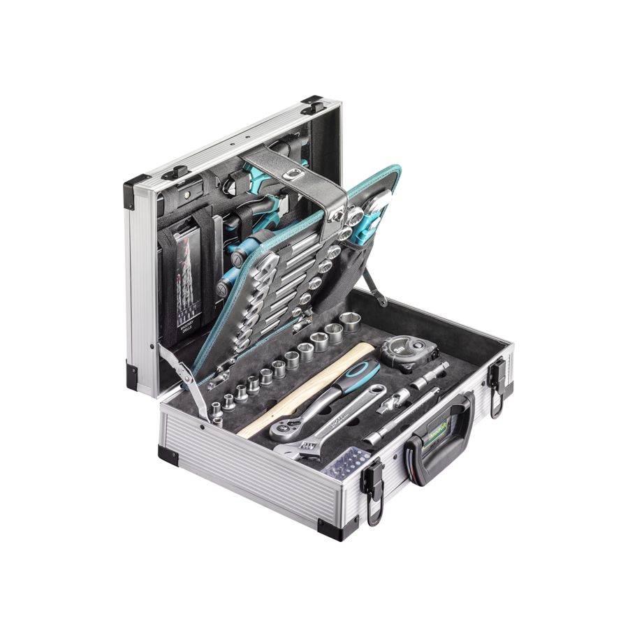 technocraft Alu-Werkzeugkoffer BASIC 92-tlg