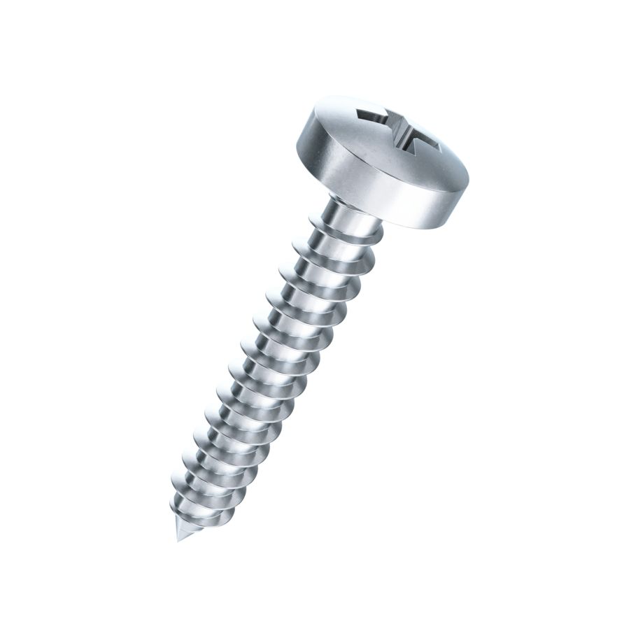 Linsen-Blechschrauben KS H DIN 7981C-Stahl znb