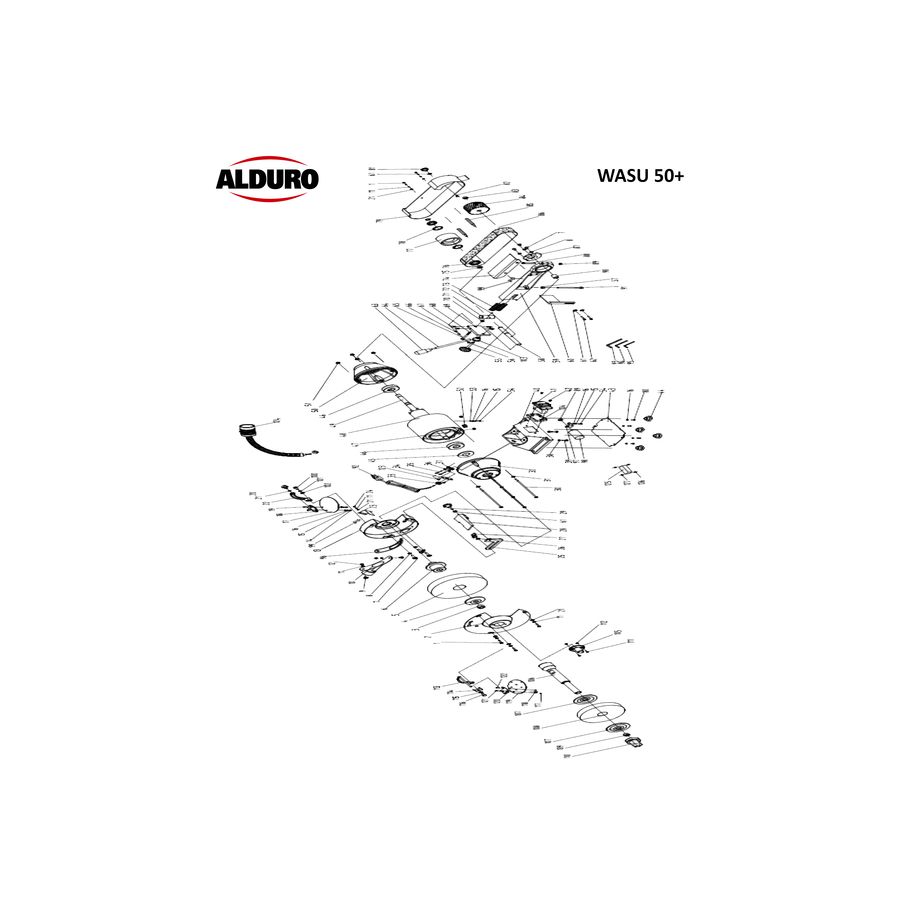 ALDURO Ersatzteile zu Bandschleifmaschine 2.0 WASU 50+