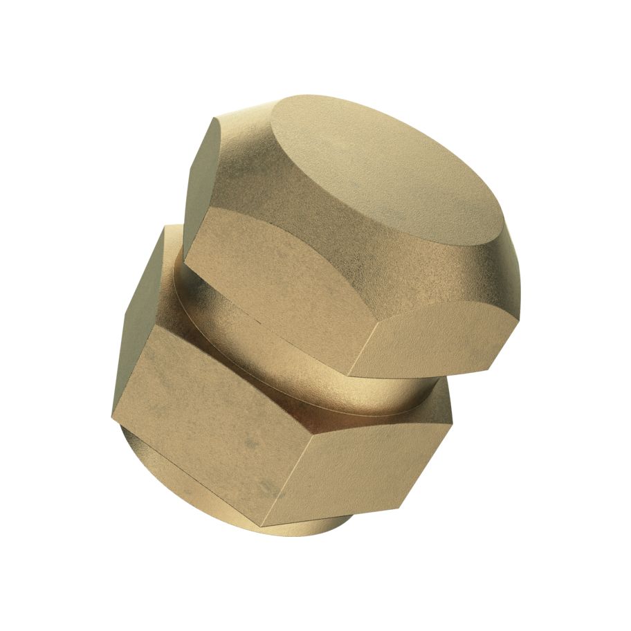 Einpress-Muttern Form R geschlossen lang DIN 16903R-Ms