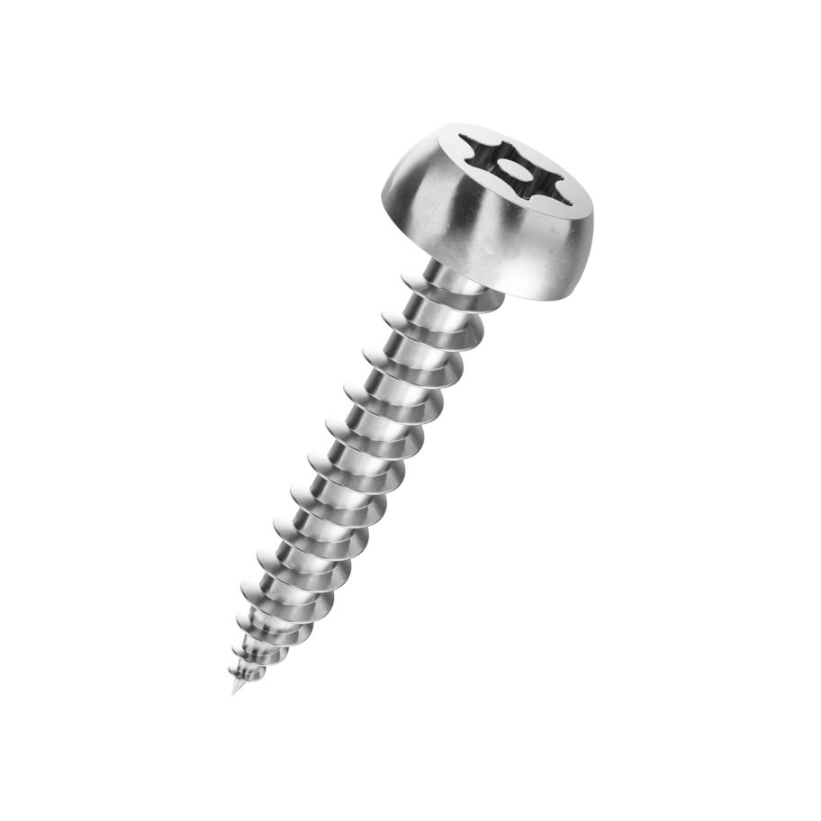 Linsen-Sicherheitsblechschrauben RESISTORX-A2