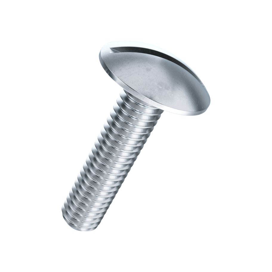 Becherschrauben mit Schlitz o Mutter Stahl 4.8 znb