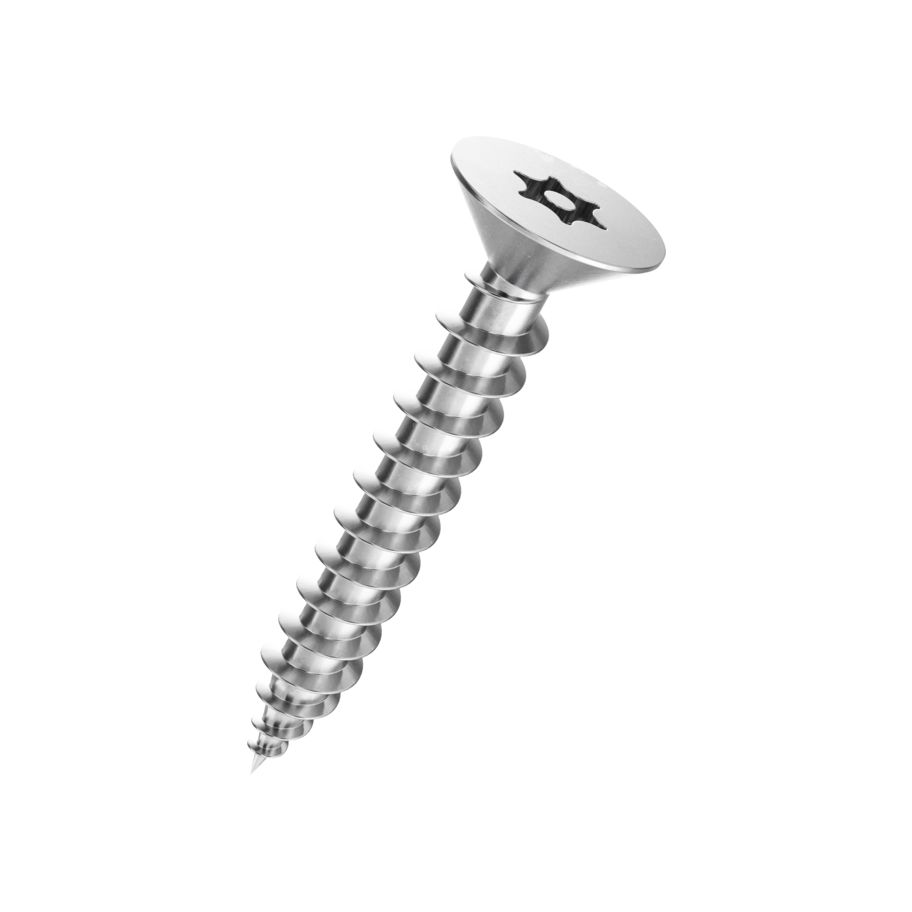 Senk-Sicherheits-Blechschrauben RESISTORX-rostfrei A2